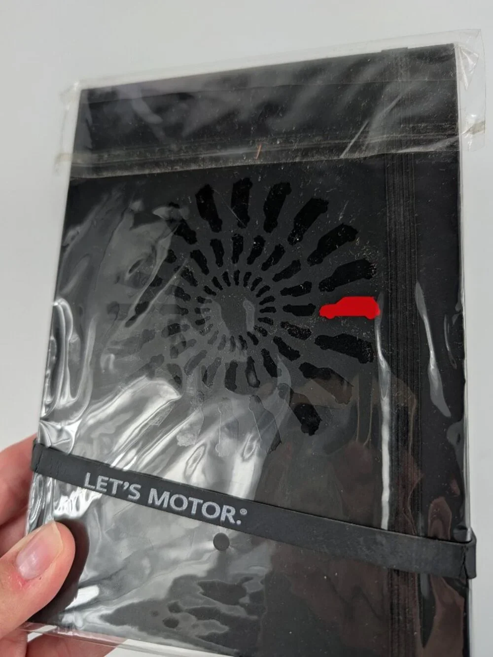 MINI COOPER Motoring Notebook Journal Circle of Car's Logo Black Red NEW